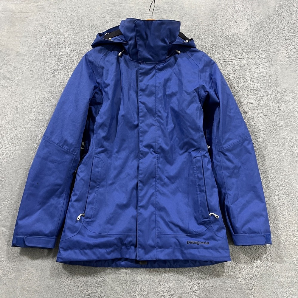 Patagonia Jacket‎ Womens XS Blue Insulated Snowbelle Recco Ski Snowboard